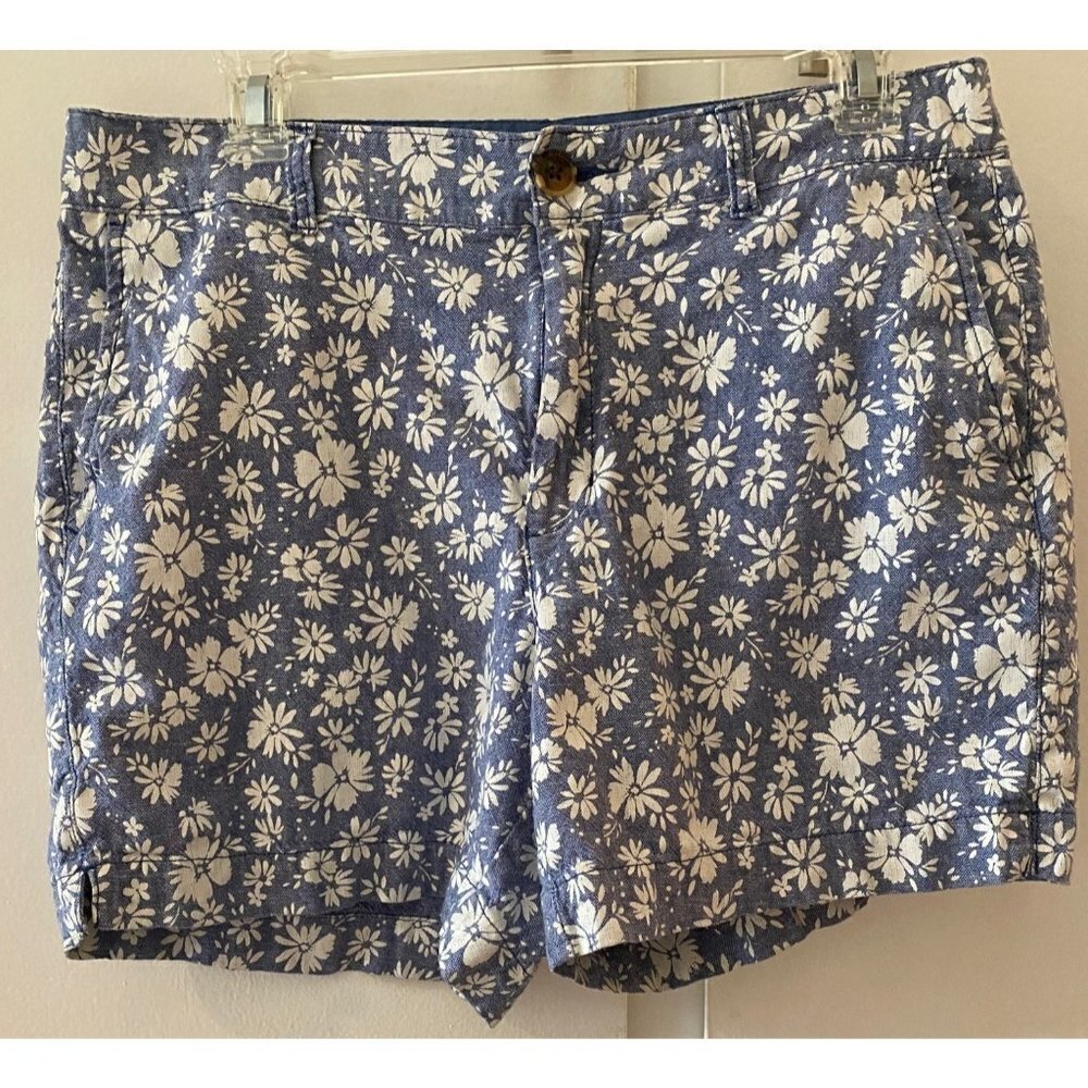 Old Navy Linen Floral Shorts, Misses size 8